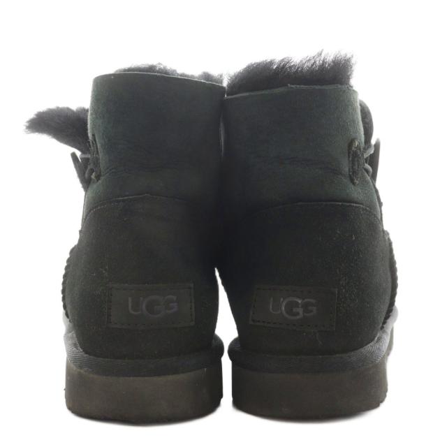 UGG アグ 1130554 厚底ムートンブーツ　23cm スエード ブラック UGG アグ 1130554 厚底ムートンブーツ 23cm スエード ブラック