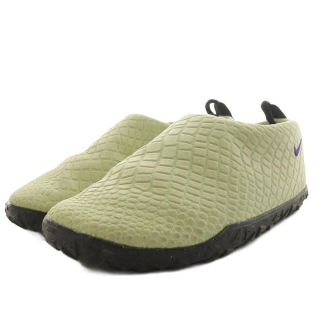 【中古】ナイキエーシージー エア モック プレミアム オリーブオーラ スリッポン US9.5 27.5cm 緑 FV4571-300