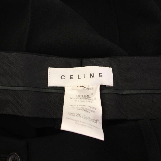 中古】セリーヌ CELINE スラックスパンツ ジップフライ ストレート