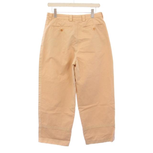 【中古】ドリスヴァンノッテン DRIES VAN NOTEN ワイドパンツ スラックス ジップフライ 38 ピンクベージュ 中古】ドリスヴァンノッテン DRIES VAN NOTEN ワイドパンツ スラックス