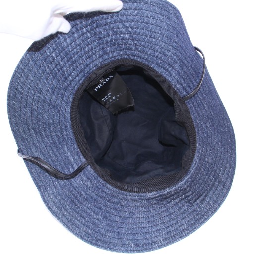 中古】プラダ PRADA バケットハット バケハ サファリハット 帽子