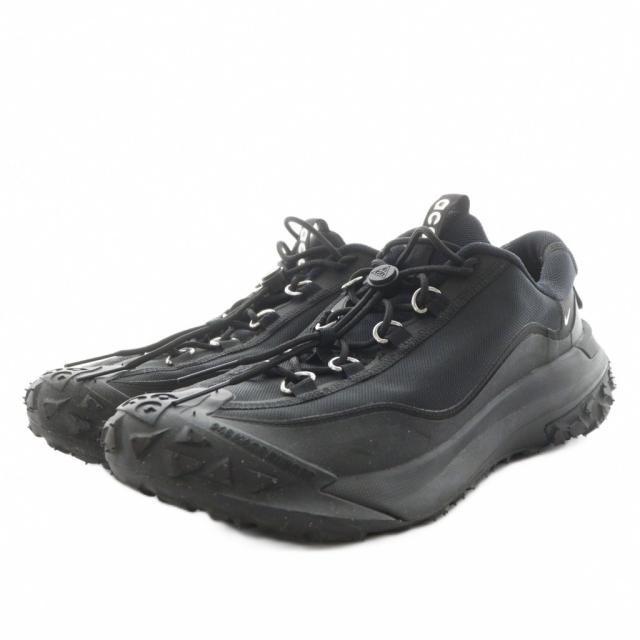 【中古】コムデギャルソンオムプリュス × ナイキ マウンテンフライ2 ロー スニーカー US11 29.0cm 黒 FZ3311-001