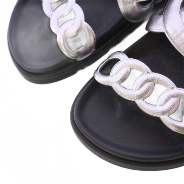 中古】エルメス HERMES エクストラ シェーヌダンクル サンダル