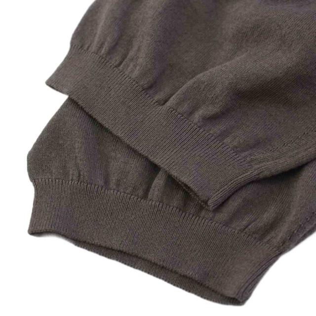 【中古】ドゥロワー Drawer フリルカーディガン ニット Vネック 七分袖 薄手 ストレッチ F グレー 6515-199-0520 中古】ドゥロワー Drawer フリルカーディガン ニット Vネック 七分袖