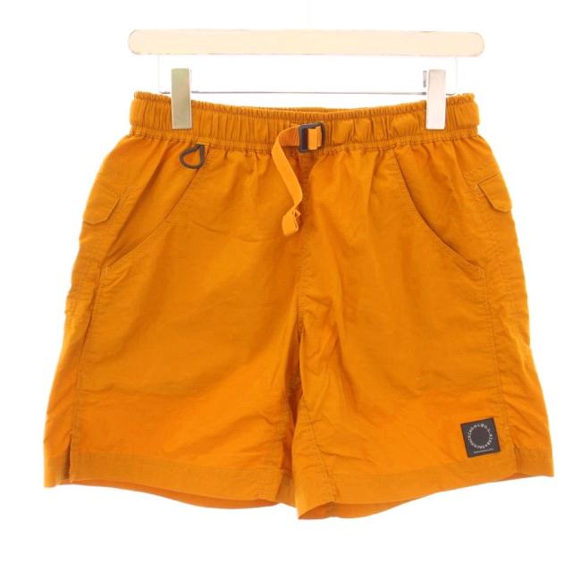 【中古】山と道 U.L. HIKE & BACKPACKING クライミングパンツ ショート イージー ナイロン ウエストゴム M オレンジ