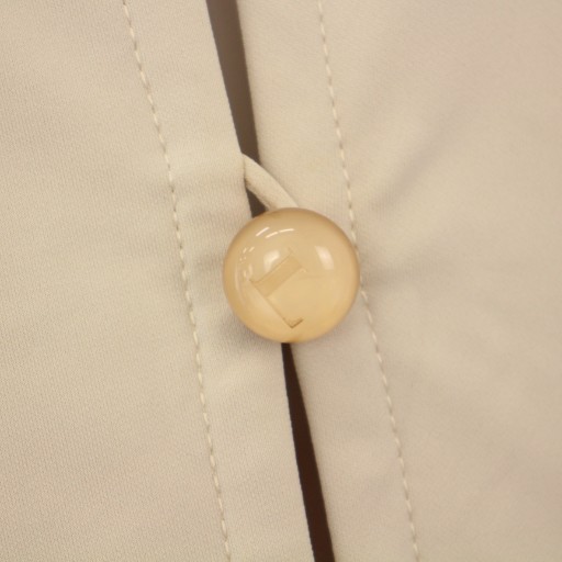 中古】レオナール LEONARD PARIS ステンカラージャケット ロゴボタン