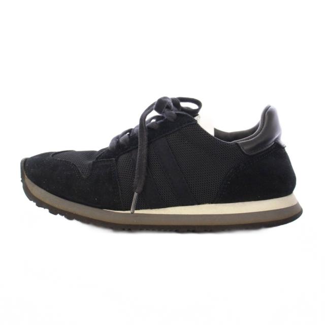 【中古】スパルウォート COMME des GARCONS コムコム ローカットスニーカー シューズ メッシュ スエード 切替 37 黒