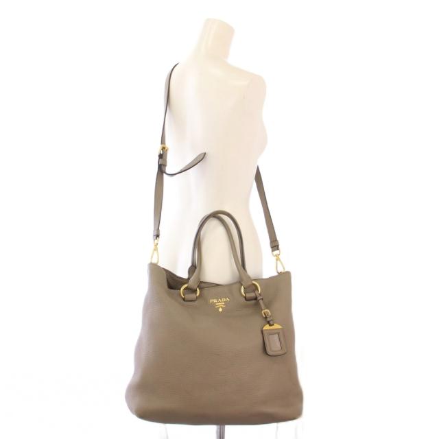 中古】プラダ PRADA 2WAY トートバッグ ハンドバッグ ショルダーバッグ