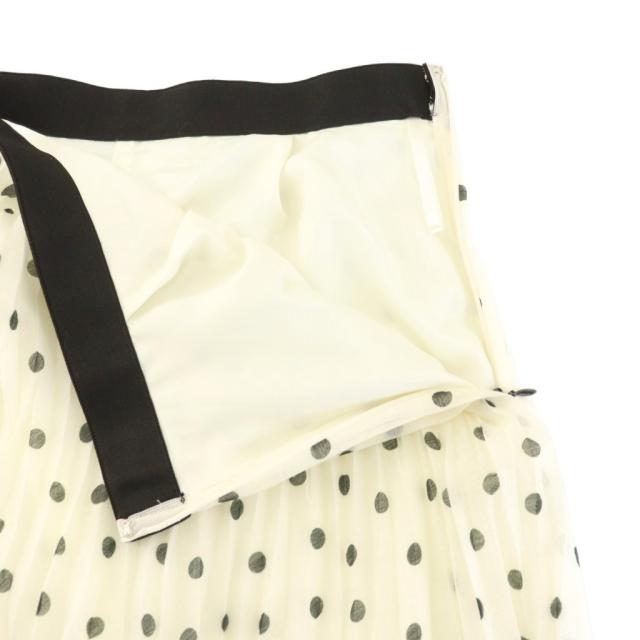 中古】アナイ 24SS ドットオーガンジープリーツ スカート フレア