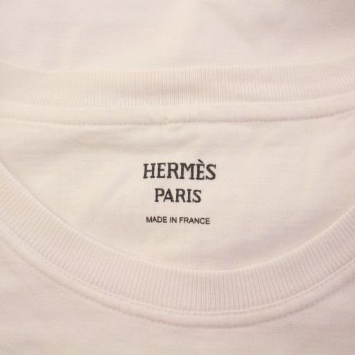 中古】エルメス HERMES 23SS Canoe マイクロTシャツ カルトゥッシュ
