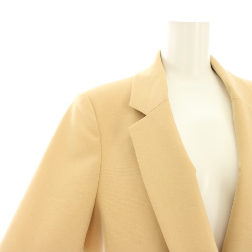 FUMIE=TANAKA◇テーラードジャケット/2/ポリエステル/GRY/グレンCK