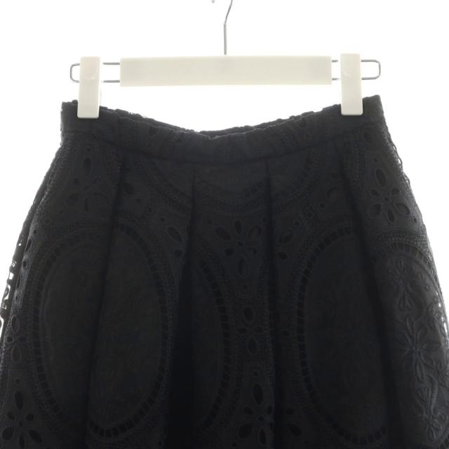 中古】ツル バイ マリコオイカワ フラワーレースタックフレアロング