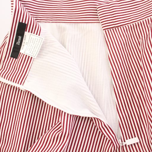 中古】ルネ Rene フレアスカート ミモレ ロング 花柄 レース 刺繍