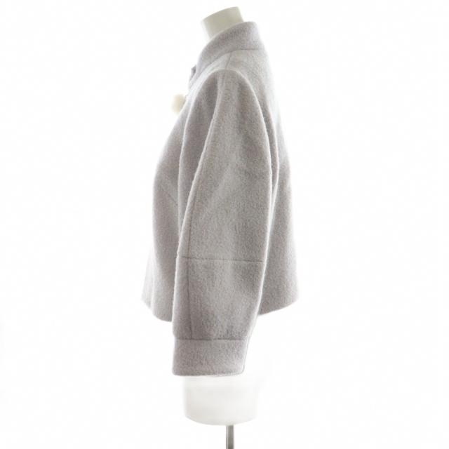 【中古】ルネ Rene ショートジャケット パール装飾 ウール 34 ラベンダー 6143020 /AN47 レディース_1