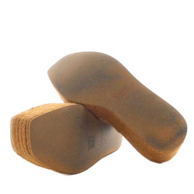 中古】クロエ CHLOE ウッディ Woody サンダル ウェッジソール