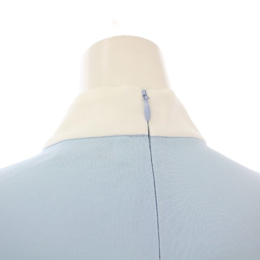 【中古】レッド ヴァレンティノ RED VALENTINO ノースリーブワンピース ひざ丈 リボン 40 ライトブルー IR3VAFJ5IT9 中古】レッド ヴァレンティノ RED VALENTINO ノースリーブワンピース