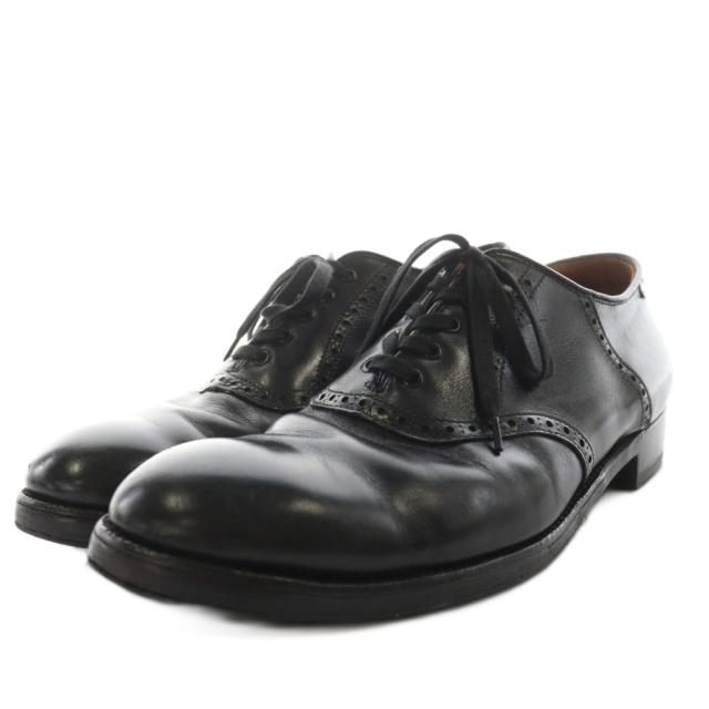 【中古】オールデン ALDEN ビームス別注 サドルシューズ ビジネスシューズ レザー 9 B/D 黒 59957