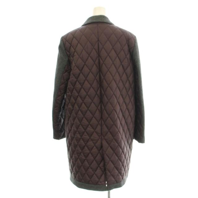 【中古】ポールスミス PAUL SMITH キルティング切替 チェスターコート GW0903 ロング コート 40 グレー ボルドー 中古】ポールスミス PAUL SMITH キルティング切替 チェスターコート