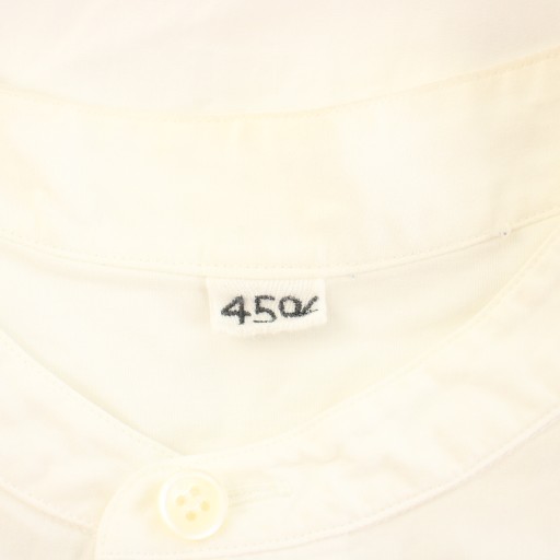 【中古】フォーティーファイブアールピーエム ダンプの908グーグーシャツ 長袖 ロゴ刺繍 1 白 5033083 レディース 中古】フォーティーファイブアールピーエム ダンプの908グーグーシャツ