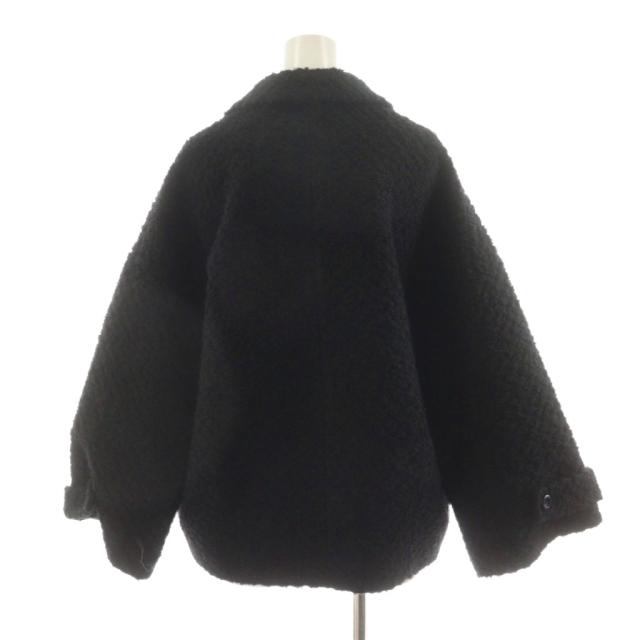 シェリエ　ブークレコクーンショートコート 中古】シェリエ CHERIE ブークレコクーンショートコート ダブル ボア