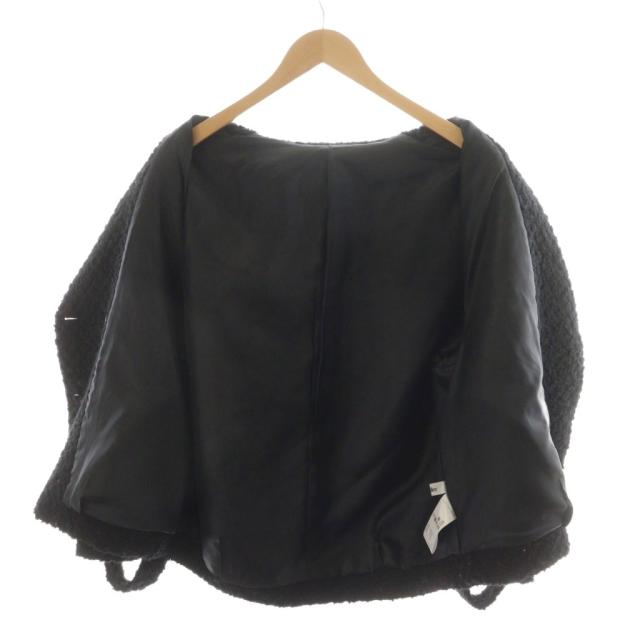 中古】シェリエ CHERIE ブークレコクーンショートコート ダブル ボア