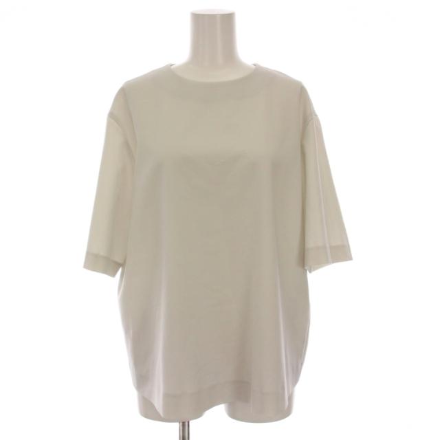 【中古】セオリーリュクス 24SS SYCAMORE 2 IVEY プルオーバー ブラウス カットソー 半袖 38 ライトグレー