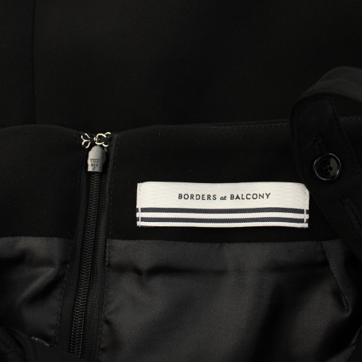 中古】ボーダーズアットバルコニー サスペンダースカート ひざ丈 2way