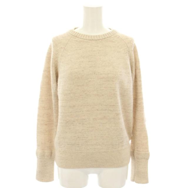 【中古】ナイジェルケーボン ニット セーター クルーネック 長袖 ハイゲージ 6 ベージュ 8043-08-40001 レディース