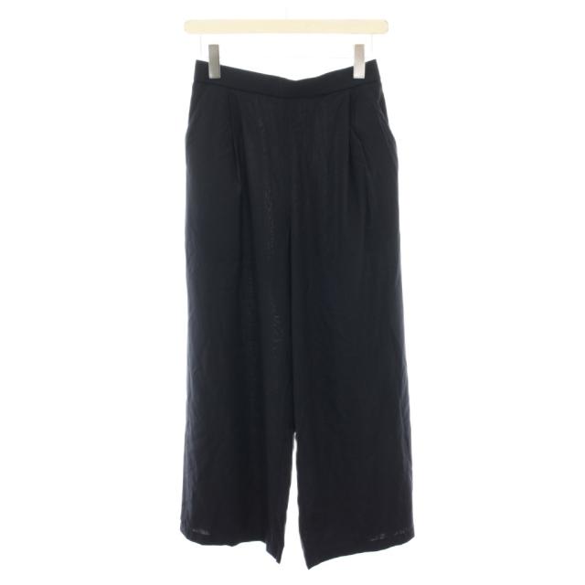 【中古】ミューズ ドゥーズィエム クラス スプール ワイドパンツ イージーパンツ 36 紺 24030500204030 レディース