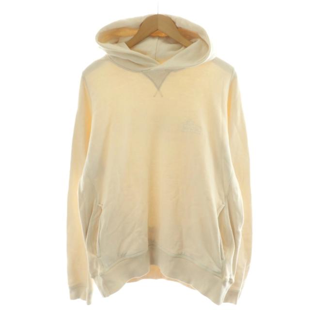 【中古】ノンネイティブ nonnative DWELLER HOODY COTTON SWEAT NORTH パーカー プルオーバー ロゴ 2 ライトベージュ