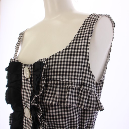 中古】ミュウミュウ miumiu ワンピース ノースリーブ ひざ丈 フリル