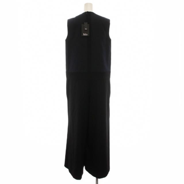 【中古】ザ リラクス THE RERACS オールインワン ジャンプスーツ サロペット F ダークネイビー ブラック 中古】ザ リラクス THE RERACS オールインワン ジャンプスーツ