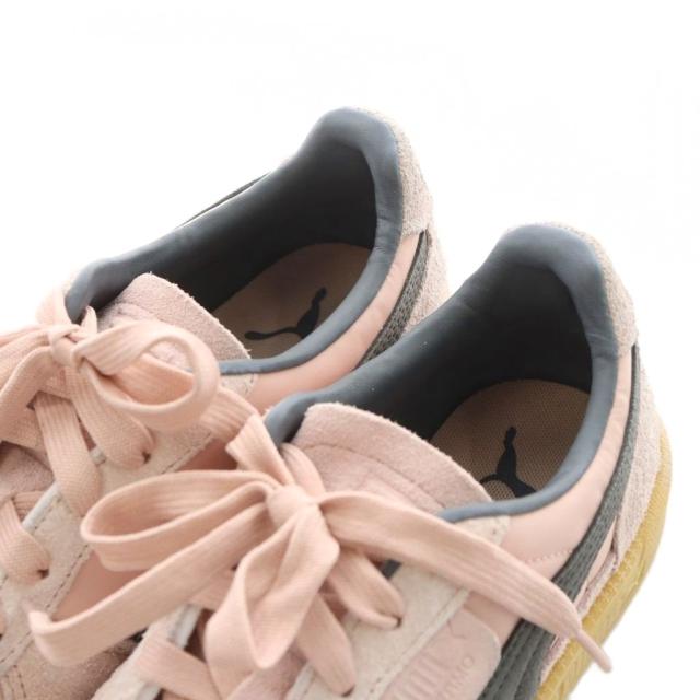 【中古】プーマ PUMA パレルモ へアリー PALERMO HAIRY GS スニーカー シューズ 24.0cm ピンク 403036