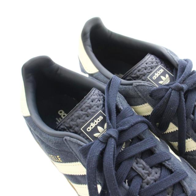 【中古】アディダス ガゼル インドア シップス ネイビー スニーカー US6 23.5cm JQ6172