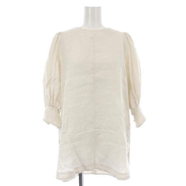 HYKE ハイク PRINTED BLOUSE プリンテッドブラウス アイボリー