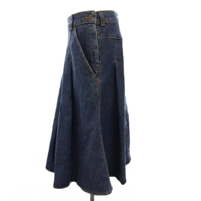 【中古】ルイヴィトン LOUIS VUITTON デニムスカート ロング 38 インディゴ ブルー RW052W 2HSK01CKJ レディース 中古】ルイヴィトン LOUIS VUITTON デニムスカート ロング 38