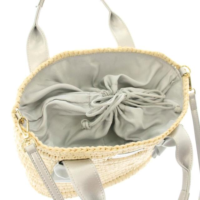 美品♡ANTEPRIMA MISTO ハンドバッグショルダーかごバッグラフィア