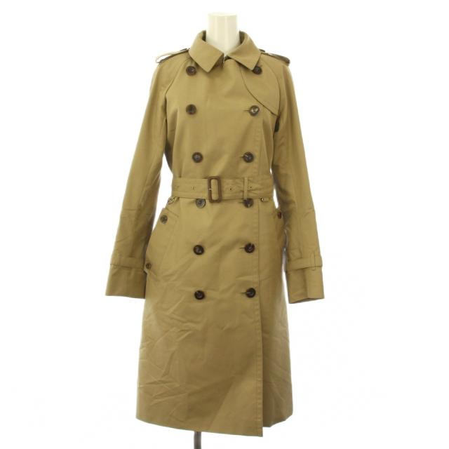 美品✨アクアスキュータム ダブル トレンチ ライナー付き ベルト 裏地チェック Aquascutum (アクアスキュータム) 無地 裏地チェック ウエストベルト