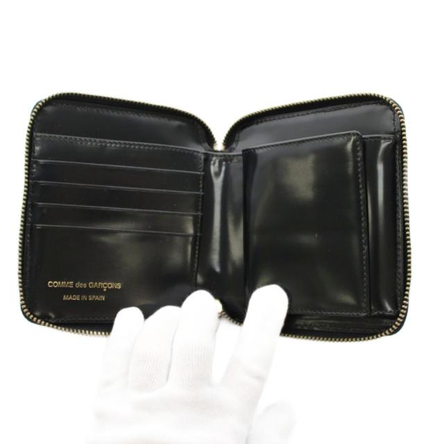 中古】コムデギャルソン POLKA DOTS EMBOSSED 財布 二つ折り 小銭入れ