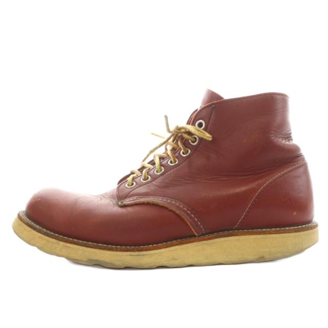 【中古】レッドウィング 90s 6インチ クラシックラウンド アイリッシュセーター ショートブーツ 26.5cm 赤