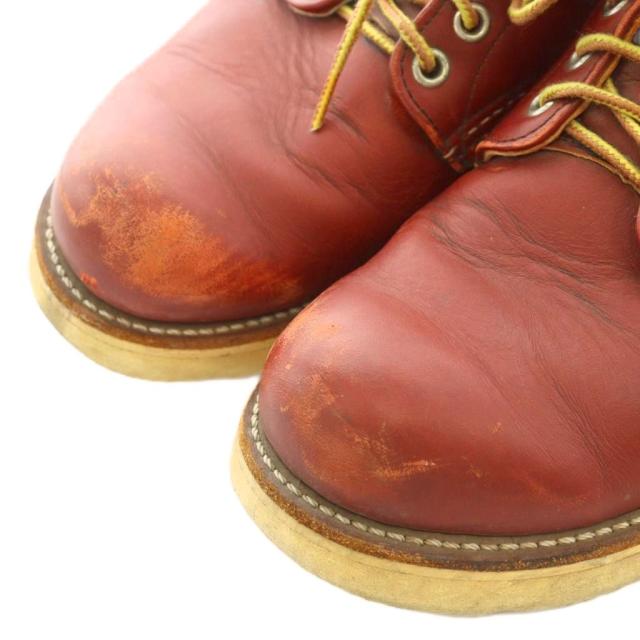 【中古】レッドウィング 90s 6インチ クラシックラウンド アイリッシュセーター ショートブーツ 26.5cm 赤