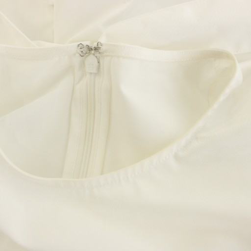 中古】エル L.elu シャツ ブラウス ボウタイ リボン 長袖 パフスリーブ