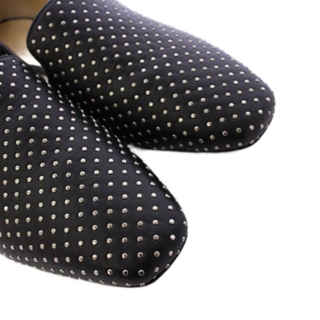 中古】ジミーチュウ JIMMY CHOO ローファー フラットシューズ スタッズ