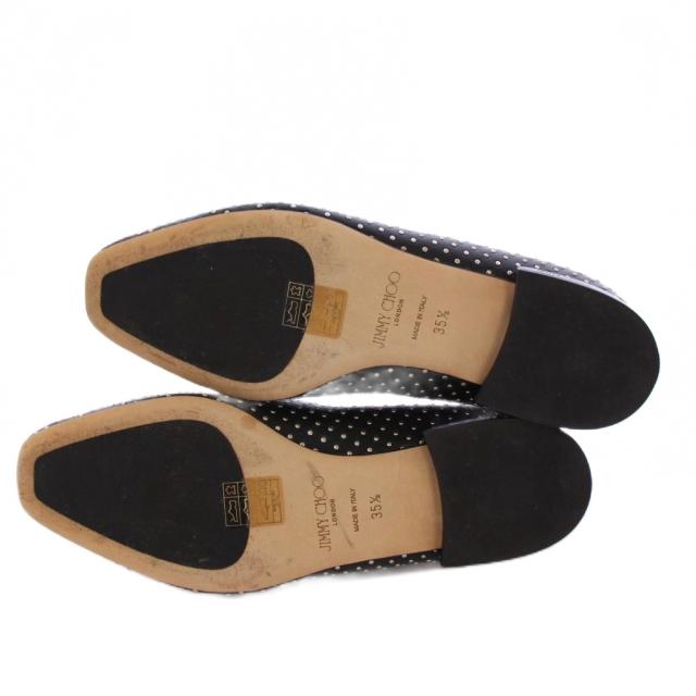 中古】ジミーチュウ JIMMY CHOO ローファー フラットシューズ スタッズ