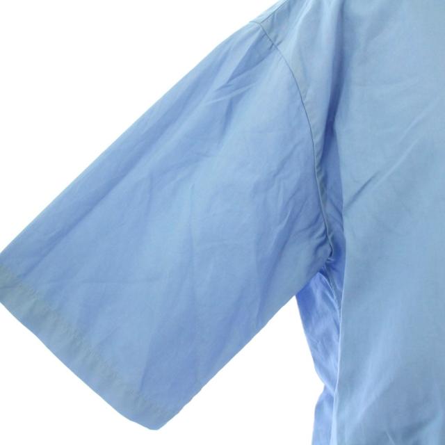 中古】オーラリー ウォッシュ加工フィンクスツイルハーフスリーブ