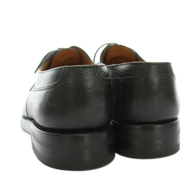 【中古】ジェーエム J.M.WESTON ビジネスシューズ レザー ストレートチップ キャップトゥ 5.5E ブラック 765-22