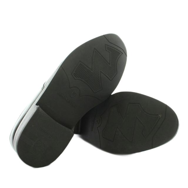 【中古】ジェーエム J.M.WESTON ビジネスシューズ レザー ストレートチップ キャップトゥ 5.5E ブラック 765-22