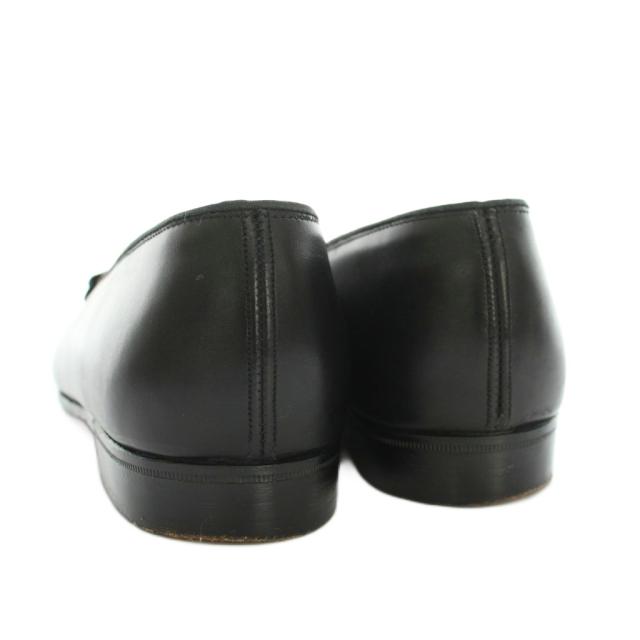 【中古】クロケット&ジョーンズ CROCKETT&JONES シップス SHIPS オペラパンプス フラット シューズ 5.5E ブラック