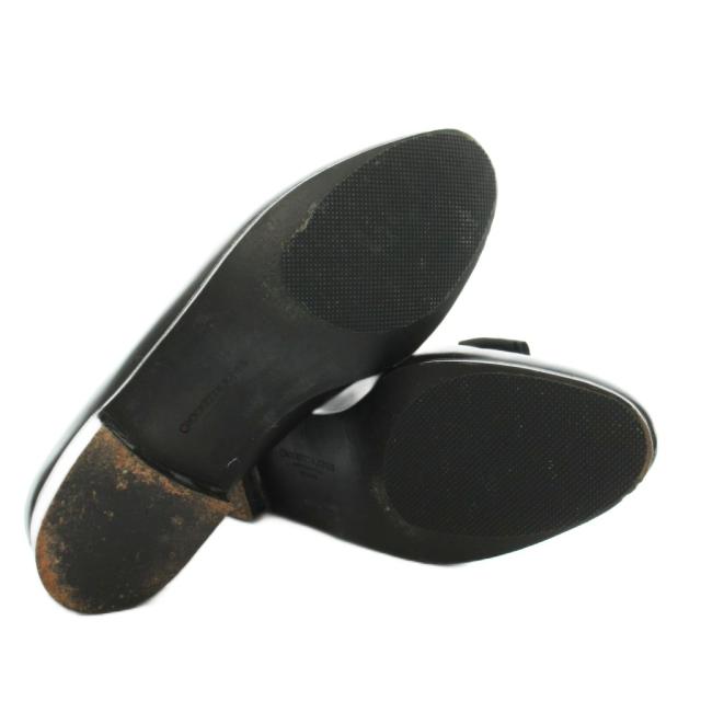 【中古】クロケット&ジョーンズ CROCKETT&JONES シップス SHIPS オペラパンプス フラット シューズ 5.5E ブラック