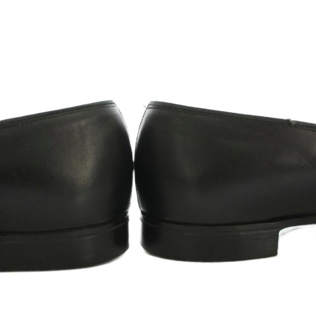 【中古】クロケット&ジョーンズ CROCKETT&JONES シップス SHIPS オペラパンプス フラット シューズ 5.5E ブラック